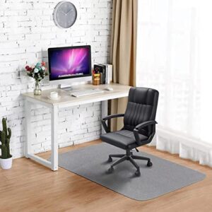 xaosu chair mat for hardwood floor & tile floor, under desk low-pile chair mat for rolling chair，multi-purpose computer desk chair mat for gaming, large anti-slip floor protector for home office