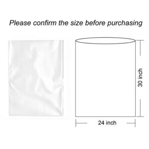 Morepack Large Cellophane Bags,24x30 Inch Cellophane Wrap for Gift Baskets,10Pcs Clear Basket Bags