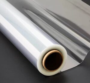 shareluck wider clear cellophane wrap roll-100ft long x17 inches wide clear cellophane roll – clear cellophane bags large for flower wrapping, gift basket wrap|food grade specifications