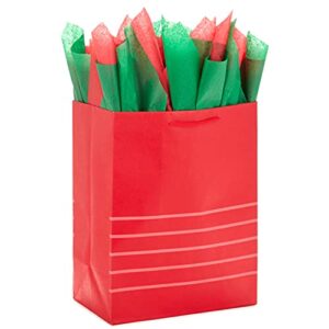 Hallmark Tissue Paper for Gift Wrapping, 100 Sheets (Red and Green) for Gift Bags, Christmas Presents, Holiday Crafts and More