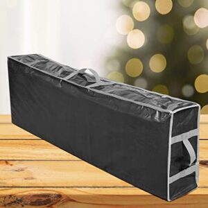 ProPik Wrapping Paper Storage Containers | Gift Wrap Organizer Under Bed 41”x14”x6” Fits 18-24 Rolls Fit Up to 40” Long Roll Wrap Storage Box Holder with Pockets for Ribbon Bows & Accessories (Black)