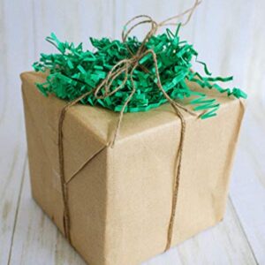 MagicWater Supply Crinkle Cut Paper Shred Filler (1 LB) for Gift Wrapping & Basket Filling - Green