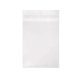 ClearBags 4 5/8 x 5 3/4 Clear Cello Bags 100 Pack | Resealable Adhesive on Flap, Not Bag | Great for A2 Cards, 5.5 Bar Envelopes, Art, Cookies, Stationary, Crafts, Favors | B54A