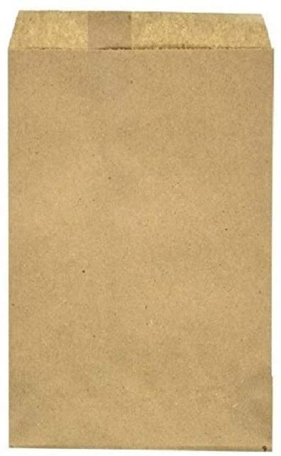 100 Pack Brown Kraft Paper Bags, 6" x 9" Inches, Gift Card, Gift Candy, Cookies, Doughnut, Crafts, Party Favor, Sandwich, Jewelry Merchandise- by RJ Displays