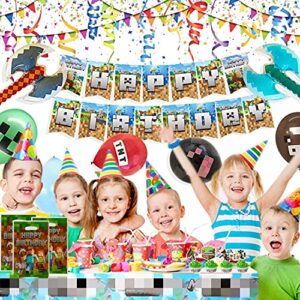 30 Packs pixel Party Gift Bags,Gift Bags Party Supplies for Kids Cute marioo Themed Party, Birthday Decoration Gift Bags Well for Girls or Boys