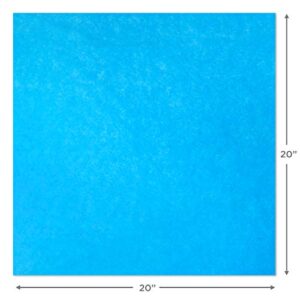 Hallmark Royal Blue, Turquoise and Light Blue Bulk Tissue Paper for Gift Wrapping (120 Sheets) for Gift Bags, Father's Day, Hanukkah, Graduations