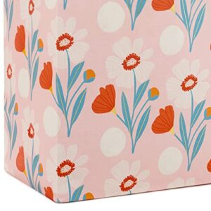 Hallmark Spring Gift Bags in Assorted Sizes (8 Bags: 4 Medium 9", 4 Large 13") Florals, Lemons, Teal, Pink and Yellow for Birthdays, Mother's Day, Easter, Bridal Showers