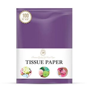 flexicore packaging| lilac purple gift wrap tissue paper| size: 15″x20″|100 count |color: lilac purple