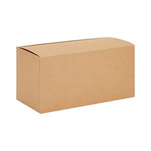 Kraft Paper Tumbler Boxes for Gift Wrapping, Shipping, Party Favors (9 x 4.5 x 4.5 In, 20 Pack)