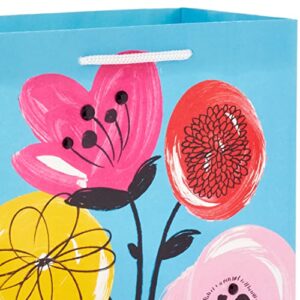 Hallmark Assorted All-Occasion Gift Bags (8 Bags: 4 Medium 9", 4 Large 13")Flowers, Butterfly, Stripes, Solids for Birthdays, Bridal Showers, Mother's Day