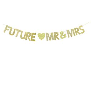 future mr & mrs banner,wedding party decor,bridal shower/engagement/bachelorette party decorations.