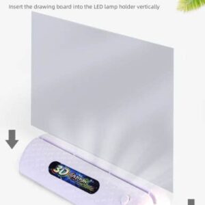 Magic 3D Luminous Eraseable, Drawing Board, Preschool Kids 3 and up. Educational Fun Learning! Boys and Girls