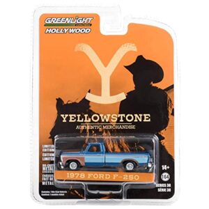 greenlight 44980-e hollywood series 38 – yellowstone – 1978 f-250 1/64 scale diecast