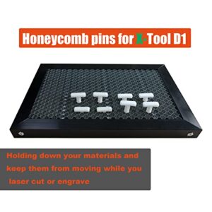 JILINWEI Honeycomb Pins for xTool D1,8 Pcs Honeycomb Bed Pins Hold Down Pins Accessories for xTool D1 Laser Cutter and Engraver Machine