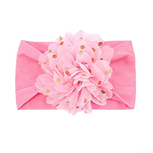 Floral Toddler Infant Baby Girls Hair Accessories Flowers Hairband 3 Years Delicate Personalized Headgear (N, One Size)