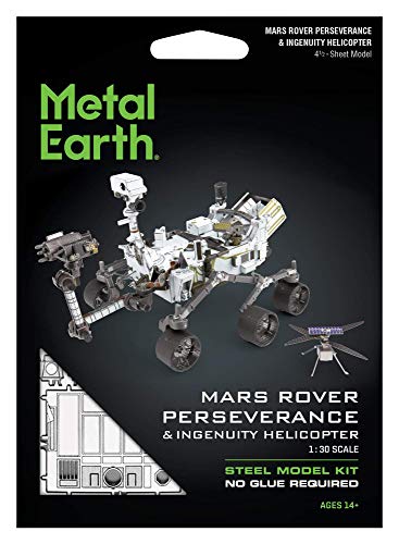 Metal Earth Mars Rover Perseverance & Ingenuity Helicopter 3D Metal Model Kit Fascinations