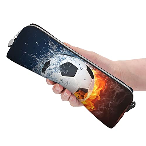 Jiamian Soccer Ball Pencil Case Pencil Holder Bag Pen Box Pouch Stationery Cosmetic Bag