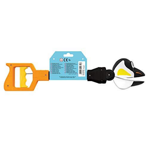 Pincher Pals - Penguin from Deluxebase. Jumbo Sized Hand Grabber Reacher Tool for Kids. Fun claw toys that make fantastic bird gifts!