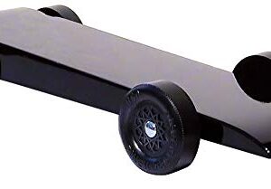 Pinewood Pro Pine Derby Car Kit with PRO Graphite - Painted and Weighted - Black Barracuda