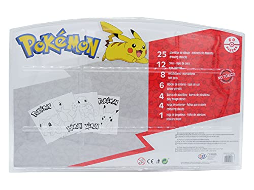 CYP Brands - Pokémon Activity Set with 60 Pieces in Blister Pack