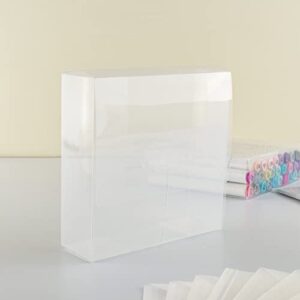 3 Pack Transparent Storage Boxes for Storing Coloring Markers Blending Brushes Craft Supplies Durable Plastic Boxes Die Cuts Stencil Stroage Packets Scrapbooking Supplies Arts Crafts Collecting Case