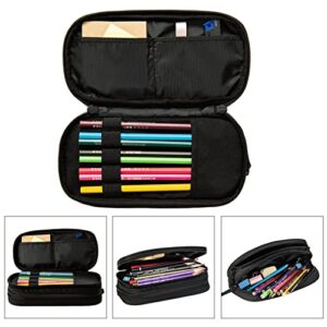 Musicals Pencil Case School Multi-Functional Stationery College Makeup Pencil Bag With Pouch Zipper Storage Bag For Girls Boys Adults School Office