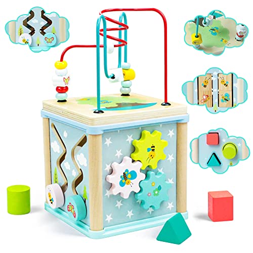 Jade Hare Wooden Activity Cube（3+）