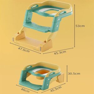 2 in1 Potty Training Seat and widening Double Layer Pedal Toilet Ladder,Potty with Non Slip pad,Two Sets,with Toilet Training Function,with Toilet Training Function