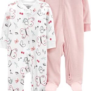 Carter's 2-Pack Zip-Up Cotton Sleep & Plays (6 Months)