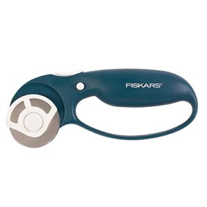 Fiskars Classic Loop Handle Pnk Rotary Cutter 45mm, White/Blue