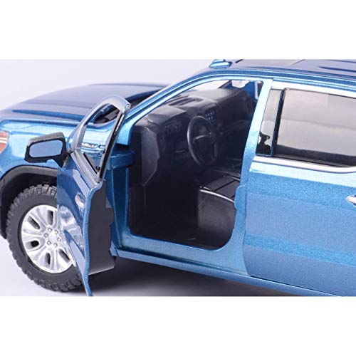 2019 GMC Sierra 1500 Denali Crew Cab - Blue 1:24-1:27 Scale Diecast Model by Motormax 79362