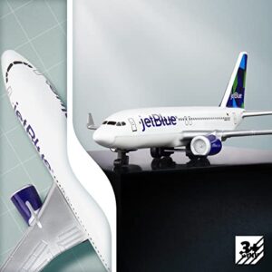 Joylludan Model Planes Jet Blue Model Airplane Toy Plane Aircraft Model for Collection & Gifts