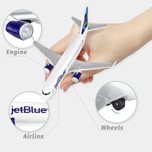 Joylludan Model Planes Jet Blue Model Airplane Toy Plane Aircraft Model for Collection & Gifts