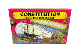 uss constitution ship build your own boat in a bottle model kit – made in us