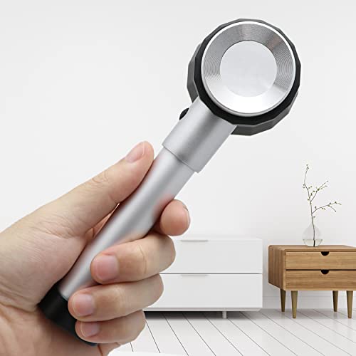 Mexi Handheld 10X Magnifier Loupe Optical Glass Magnifying Glass with Light Scale Magnifying Jewelry Loupe with Measure Scale