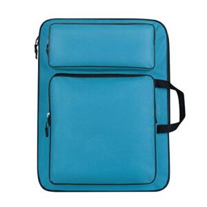 a3 art portfolio carry case bag student drawboard tote handheld storage portable shoulder lightweight box for 8k sketch pad artist drawing painting supplies