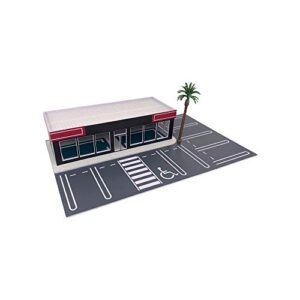 outland models scenery for model cars car dealership/car display showroom 1:64 s scale