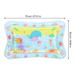 jojofuny ser of 2 Inflatable Tummy Time Water mat Infants Tummy time Toys for Babies 0- 6 Months Tummy time Water mat Water Mat Inflatable