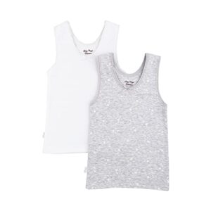 Baby Creysi Collection 2 Pieces Girls' Tanks & Camis Sleeveless I Little Girls' Soft Cotton Multicolor I 2 Years Old Little Girl I 100% Hypoallergenic Cotton.