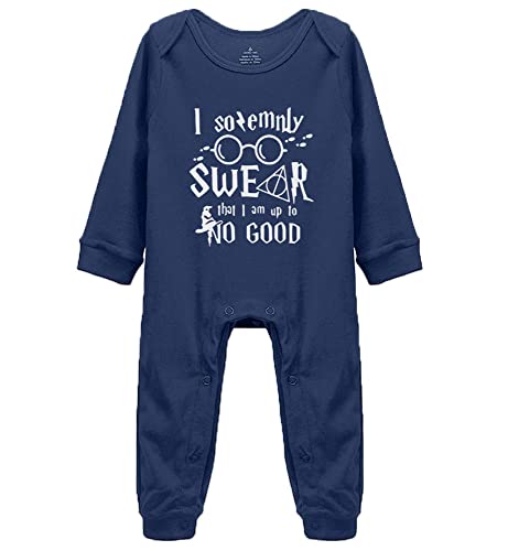 Solemnly Swear I'm Up to No Good Baby Boy Girl Onesie Newborn Organic Bodysuit