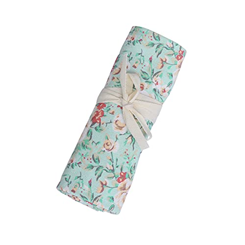 NUOBESTY Roll Up Pen Pouch Pencil Roll Wrap Colored Pencil case Pencil Holder case Roll- Up Pencil Bag 36 Slots Canvas Pencil Bag Roll