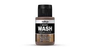 vallejo oiled earth model wash, vj76521, 1.18 fl oz (pack of 1)