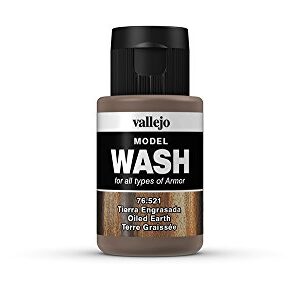 Vallejo Oiled Earth Model Wash, VJ76521, 1.18 Fl Oz (Pack of 1)