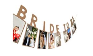 e&l bride to be photo banner, wedding decoration, bridal shower decoration