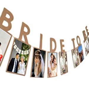 E&L Bride to be Photo Banner, Wedding Decoration, Bridal Shower Decoration