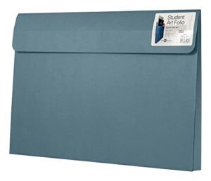 star products student art folio, 14 x 20 x 2 inches, blue, pack of 25