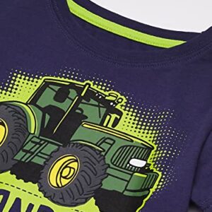 John Deere baby boys Long Sleeve T-shirt T Shirt, Blue, 3-4T US