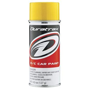 duratrax polycarb spray candy yellow 4.5oz dtxr4295
