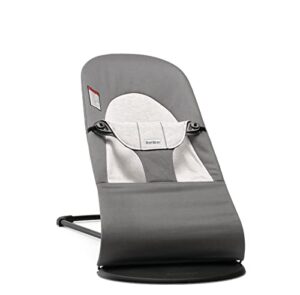 babybjörn bouncer balance soft, cotton/jersey, dark gray/gray (005084us)