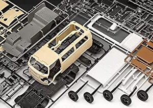 Revell 07676 Volkswagen T2 Camper (Easy-Click) Model Kit 1:24 Scale, Unvarnished